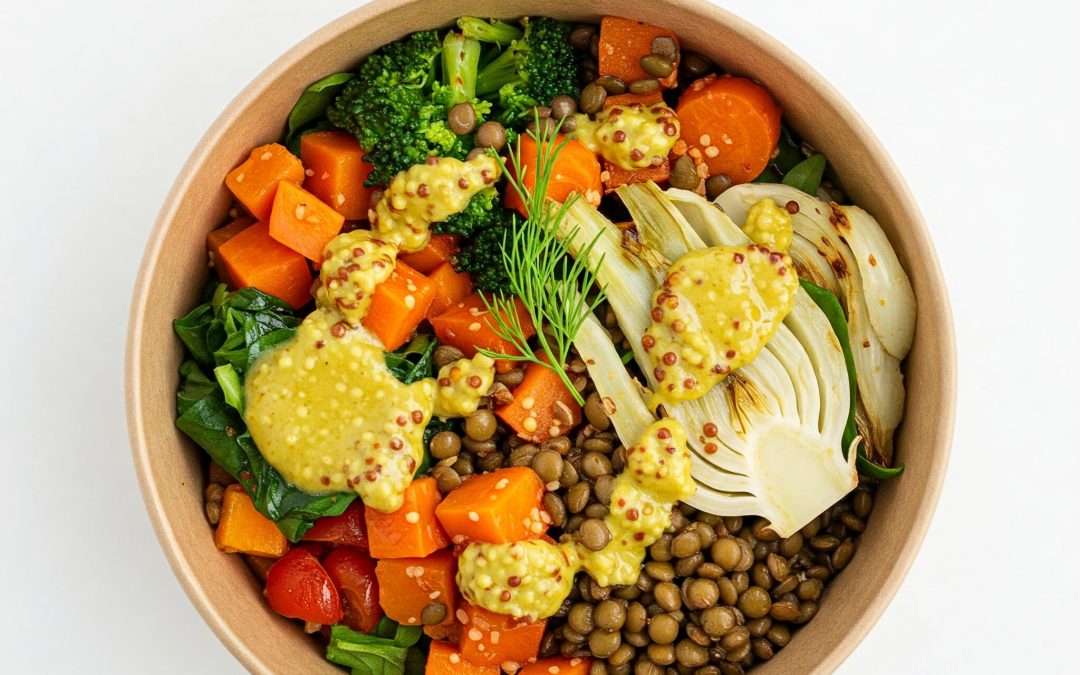 Curry de pollo con arroz basmati, lima, cilantro, cacahuetes y tajín