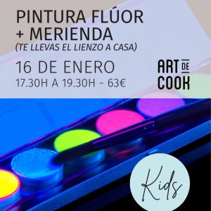 Taller de pintura flúor + merienda