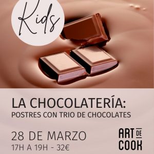 La chocolatería: Postres con trio de chocolates
