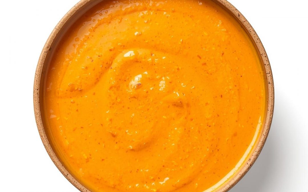 Crema de zanahoria y calabaza con jengibre