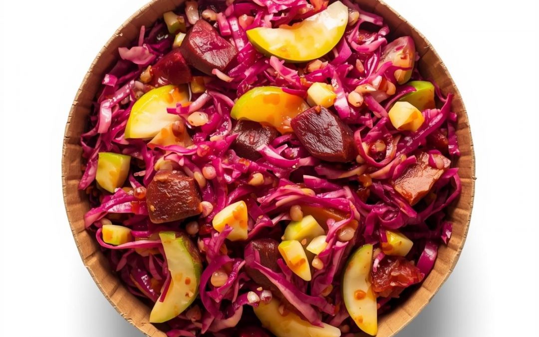 Ensalada detox de lombarda