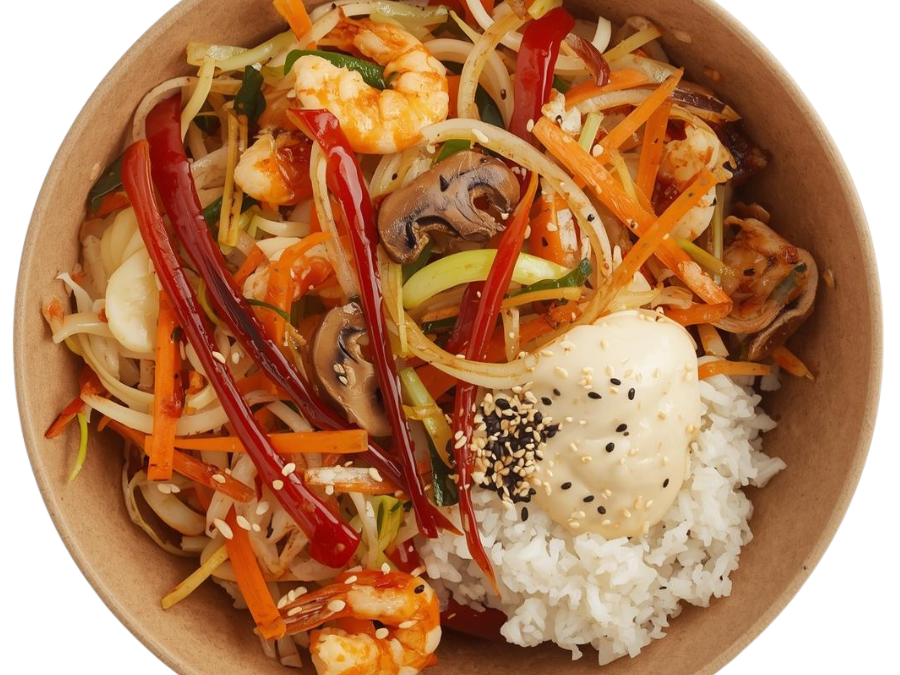 Salteado oriental con gambitas