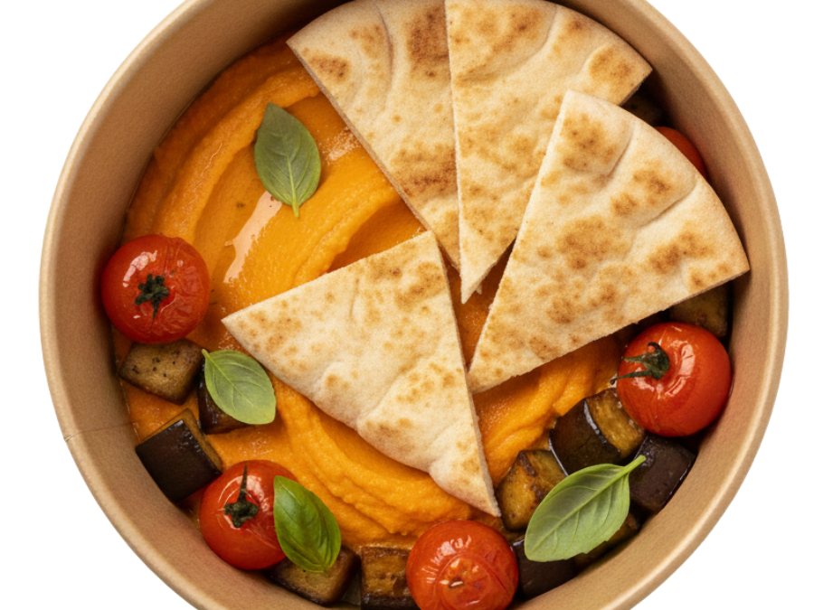 Hummus de zanahoria asada