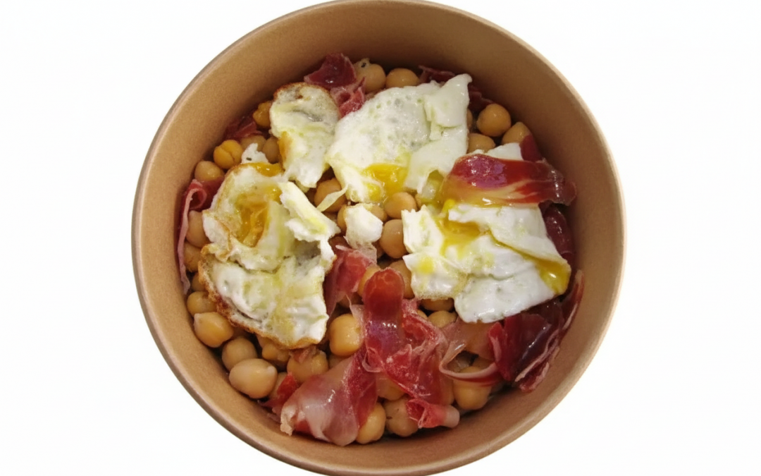 Huevos al plato sin jamón