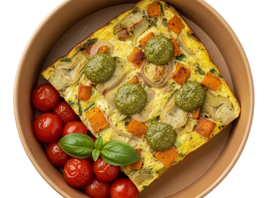 Tortilla de alcachofa,