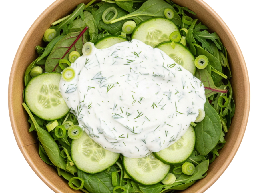 Ensalada de verdes frescos