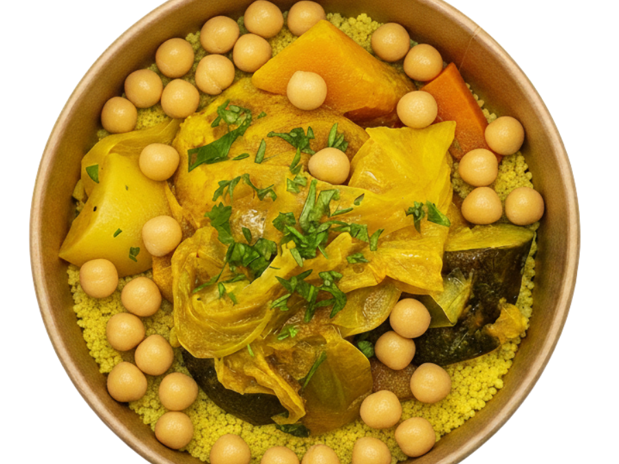 Cuscús vegetal de garbanzos