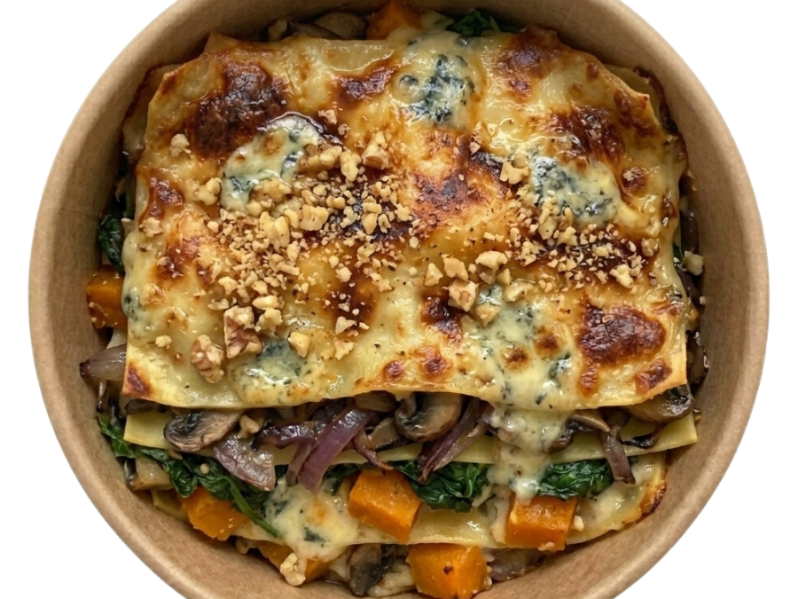Lasaña vegana de verduras