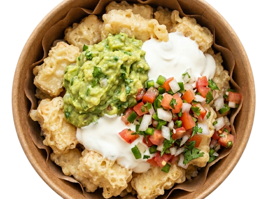Tofu en tempura estilo mexicano