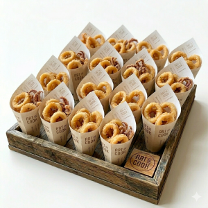 Caja de calamares a la andaluza con mayo de kimchy