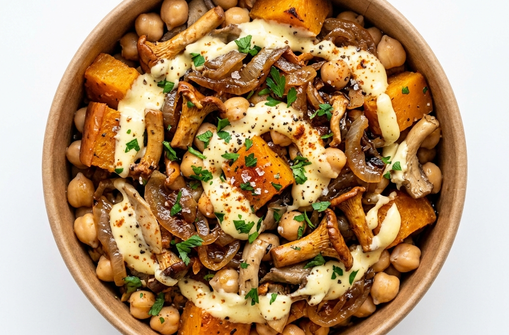 Garbanzos con calabaza