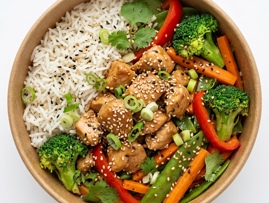 Bowl de pollo marinado (Copia)